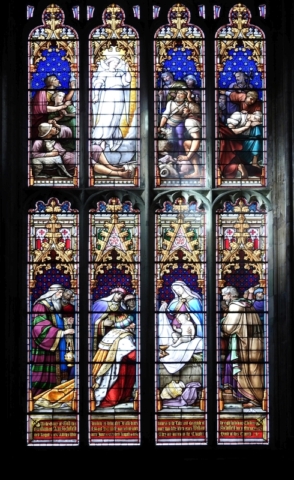 Howden Minster, West window